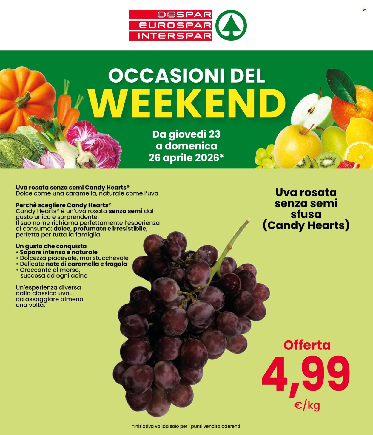 Volantino Interspar - 23/4/2026 - 26/4/2026. Pagina 1