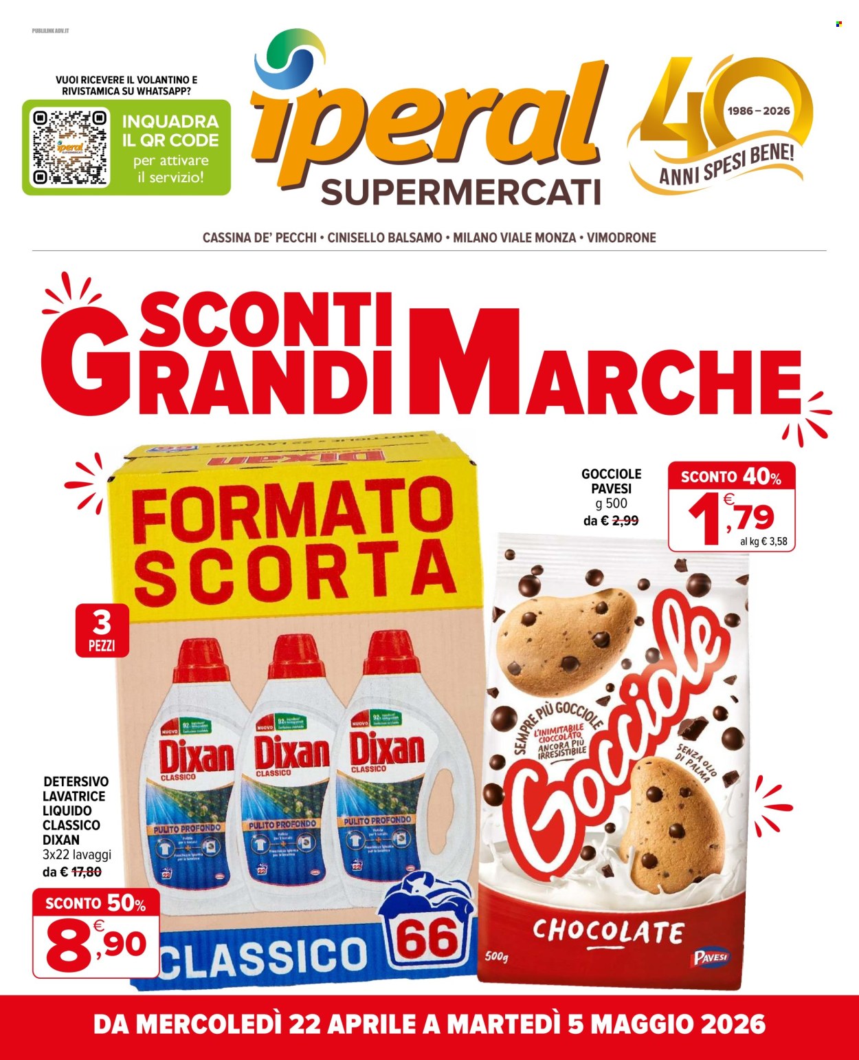 Volantino Iperal - 22/4/2026 - 5/5/2026. Pagina 1