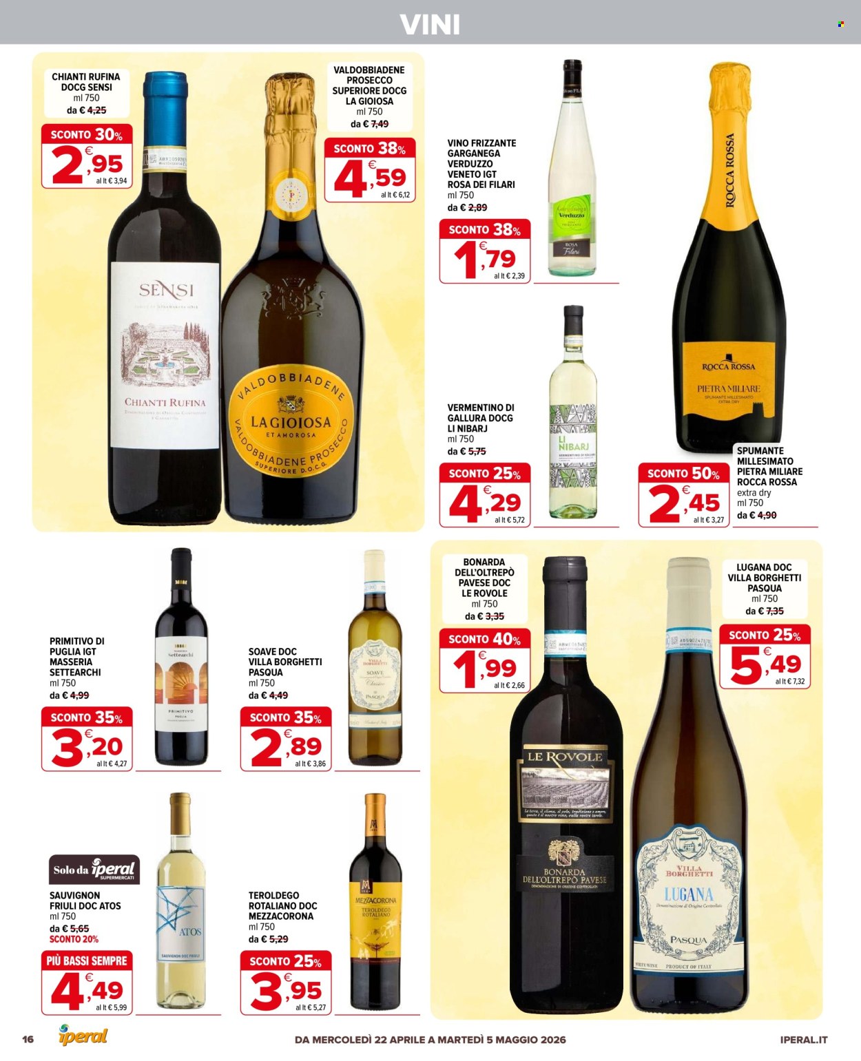 Volantino Iperal - 22/4/2026 - 5/5/2026. Pagina 16