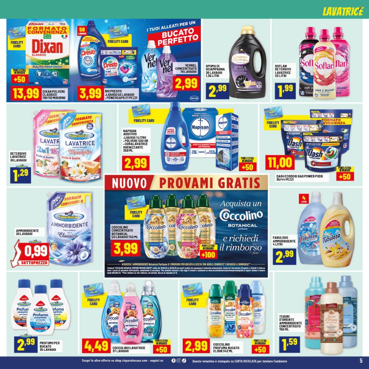 Leták Risparmio Casa - 23.4.2026 - 9.5.2026. Strana 5