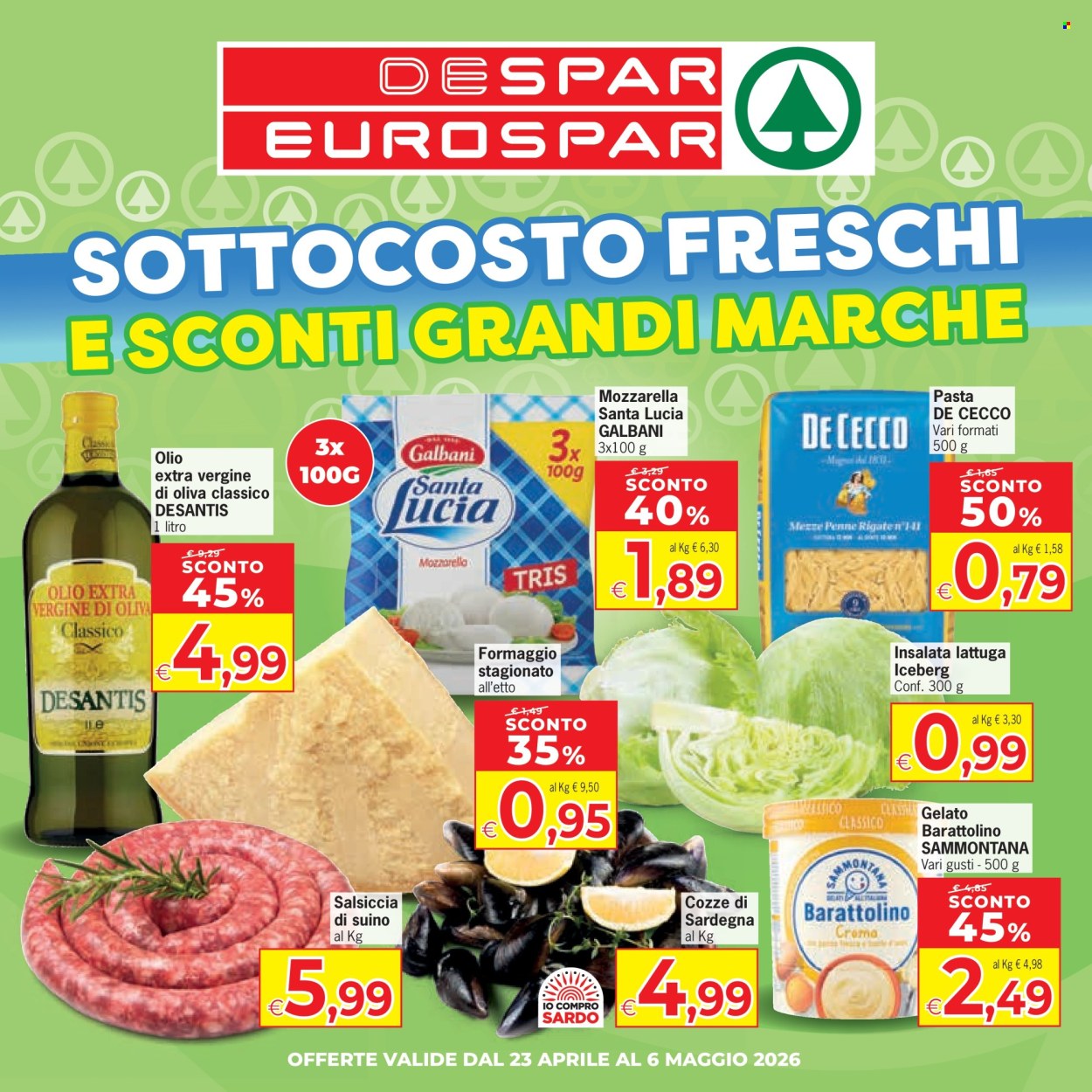 Leták Eurospar - 23.4.2026 - 6.5.2026. Strana 1