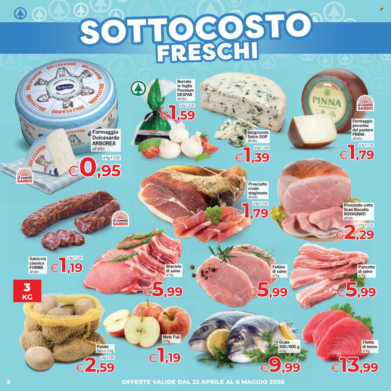 Leták Eurospar - 23.4.2026 - 6.5.2026. Strana 2