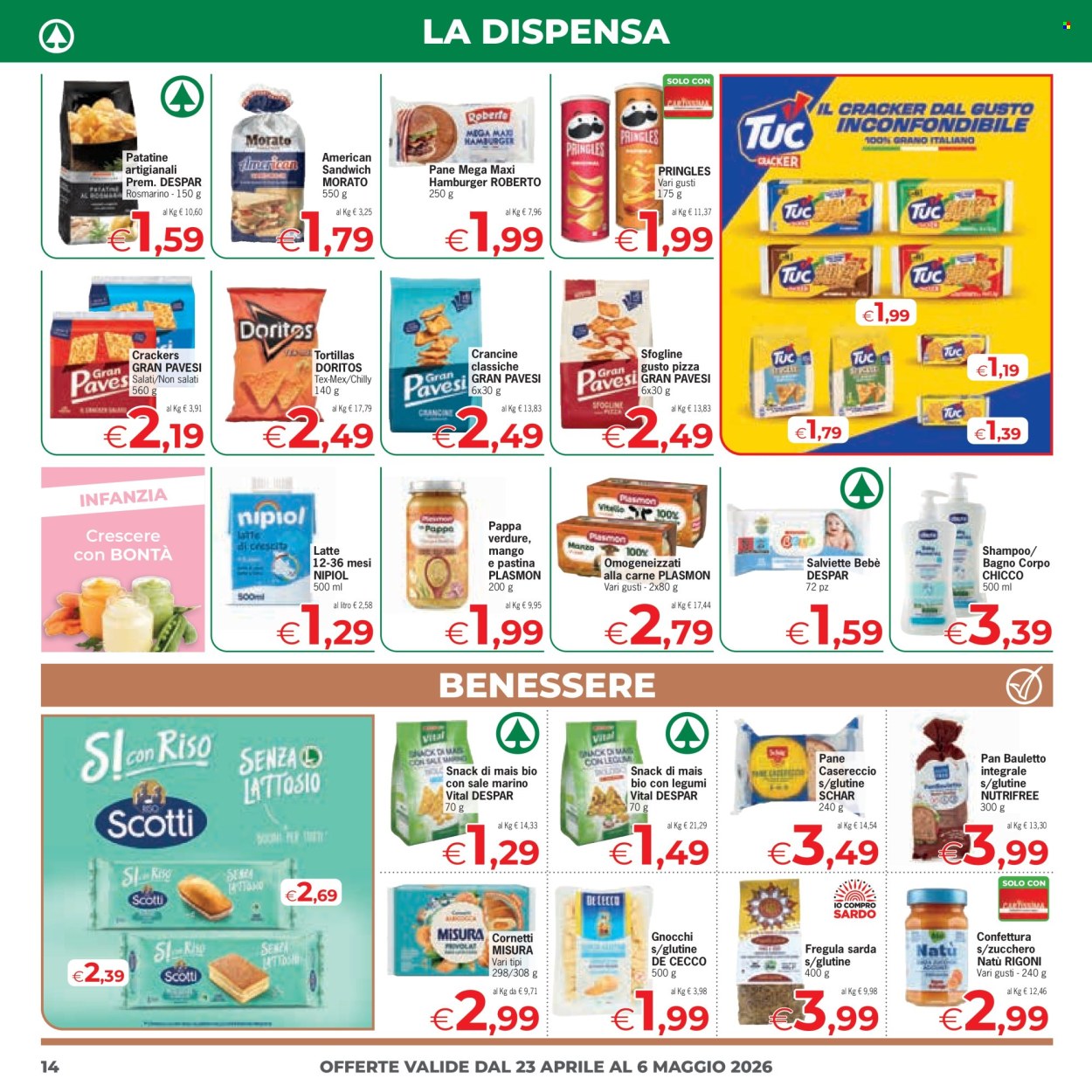 Leták Eurospar - 23.4.2026 - 6.5.2026. Strana 14