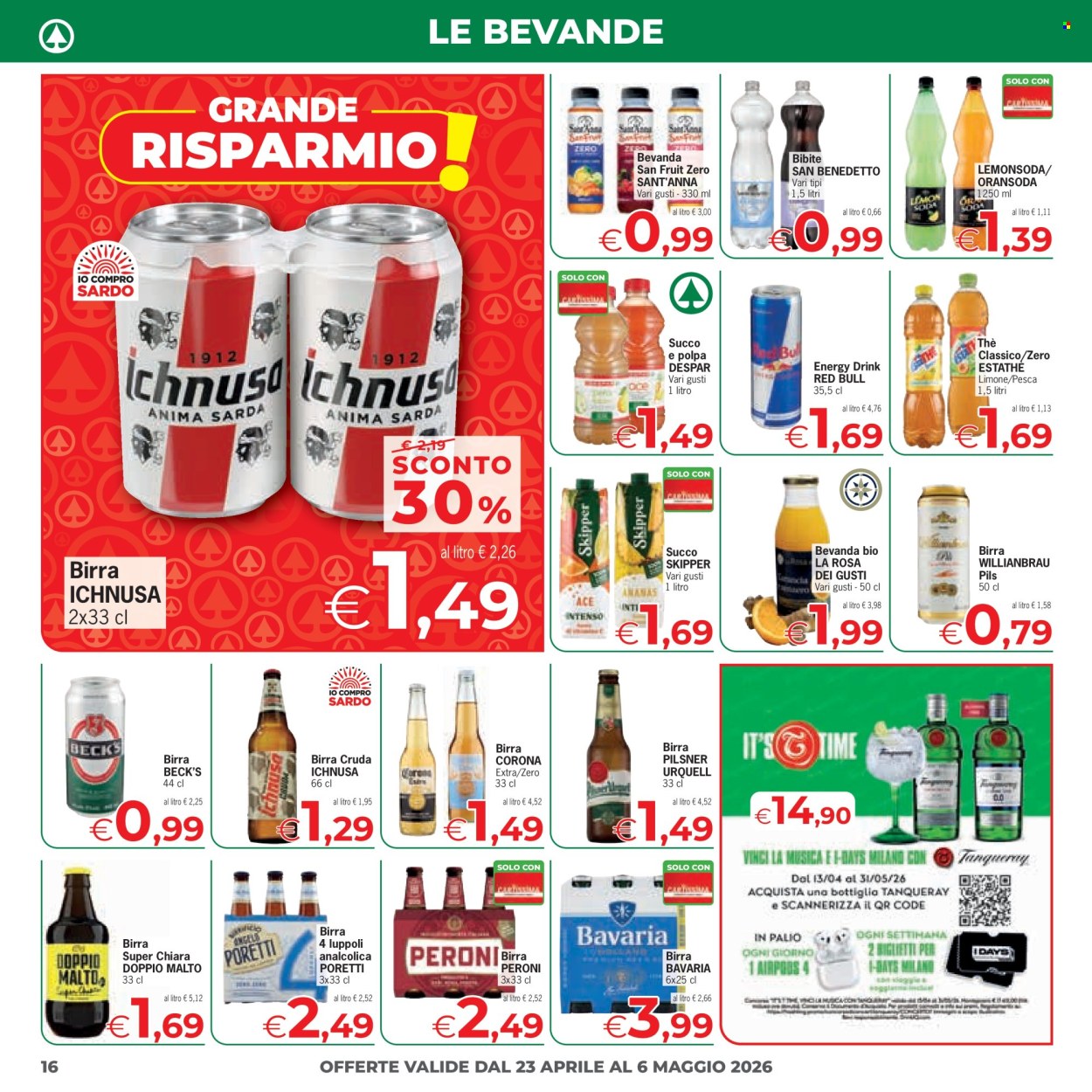 Leták Eurospar - 23.4.2026 - 6.5.2026. Strana 16