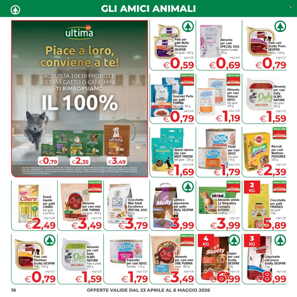 Leták Eurospar - 23.4.2026 - 6.5.2026. Strana 18