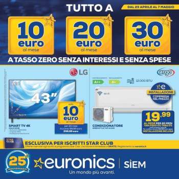 Volantino Euronics - 23/4/2026 - 7/5/2026.