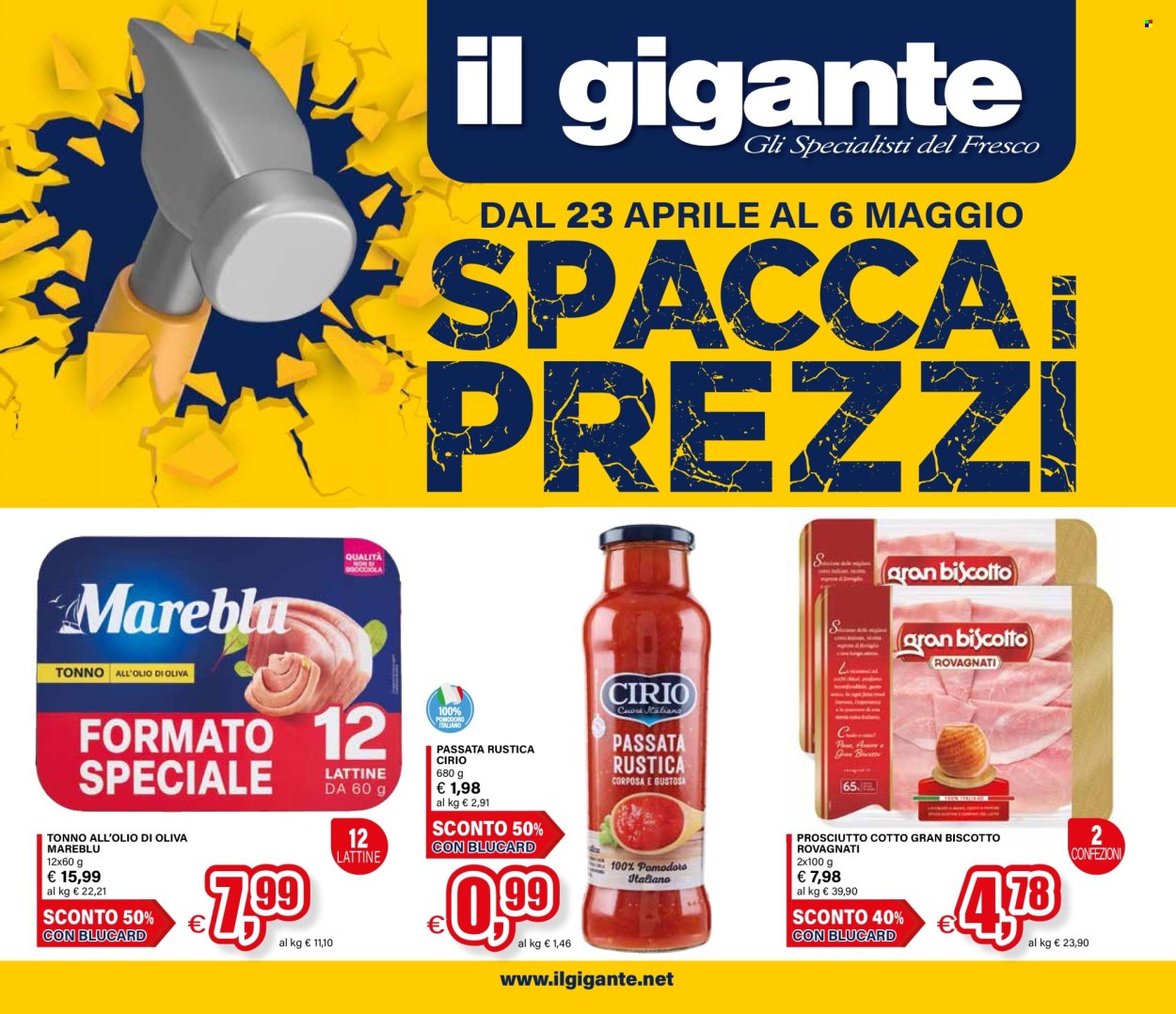 Volantino Il Gigante - 23/4/2026 - 6/5/2026. Pagina 1