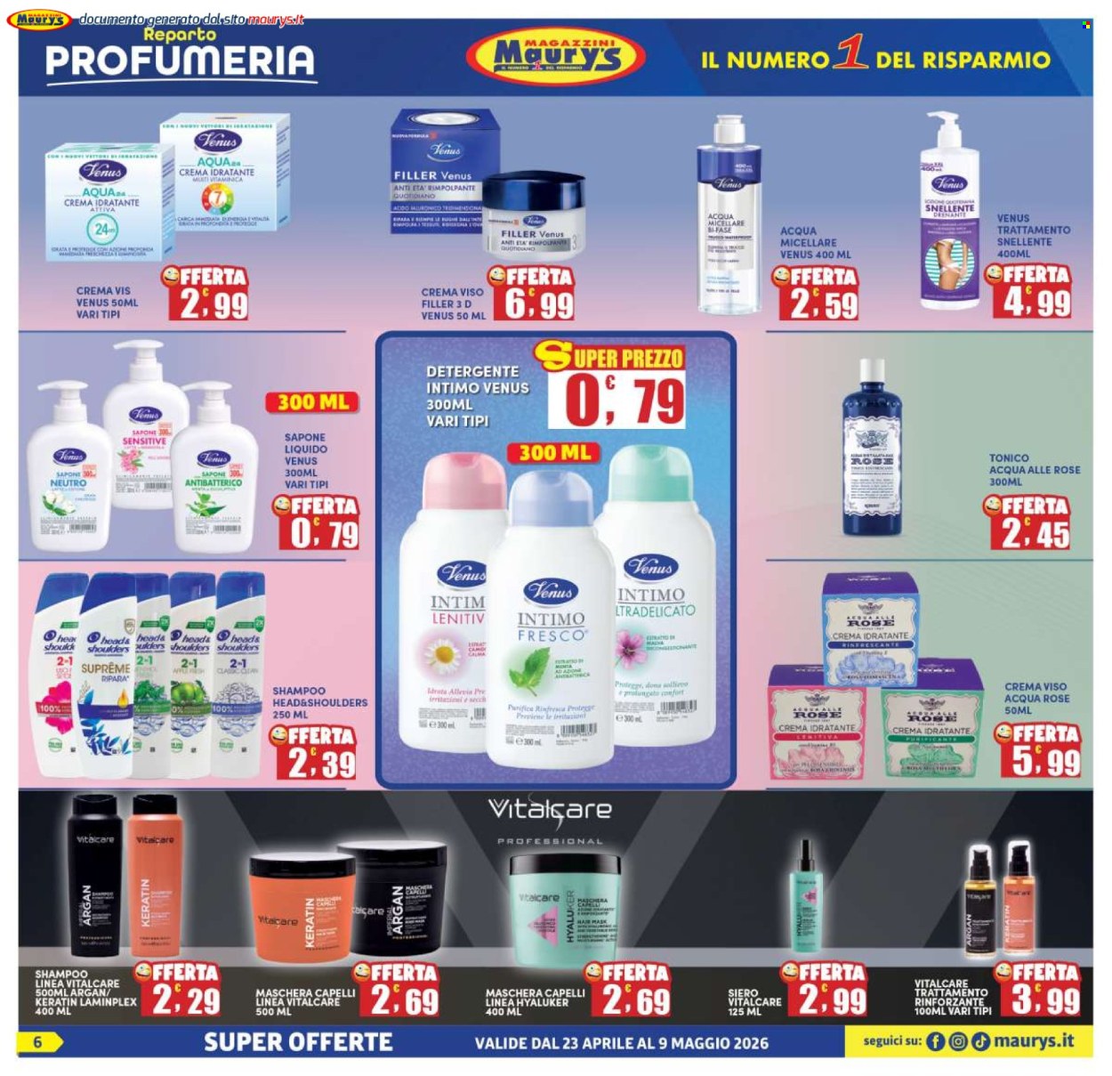 Leták Maury's - 23.4.2026 - 9.5.2026. Strana 6