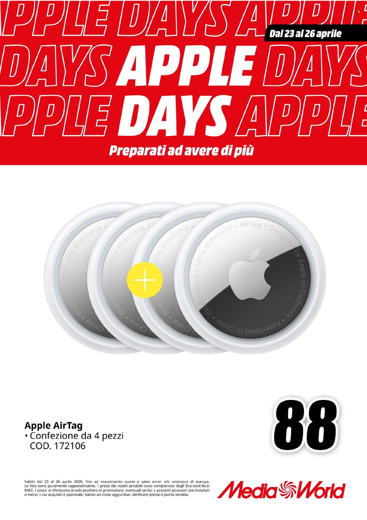 Volantino MediaWorld - 23/4/2026 - 26/4/2026. Pagina 7