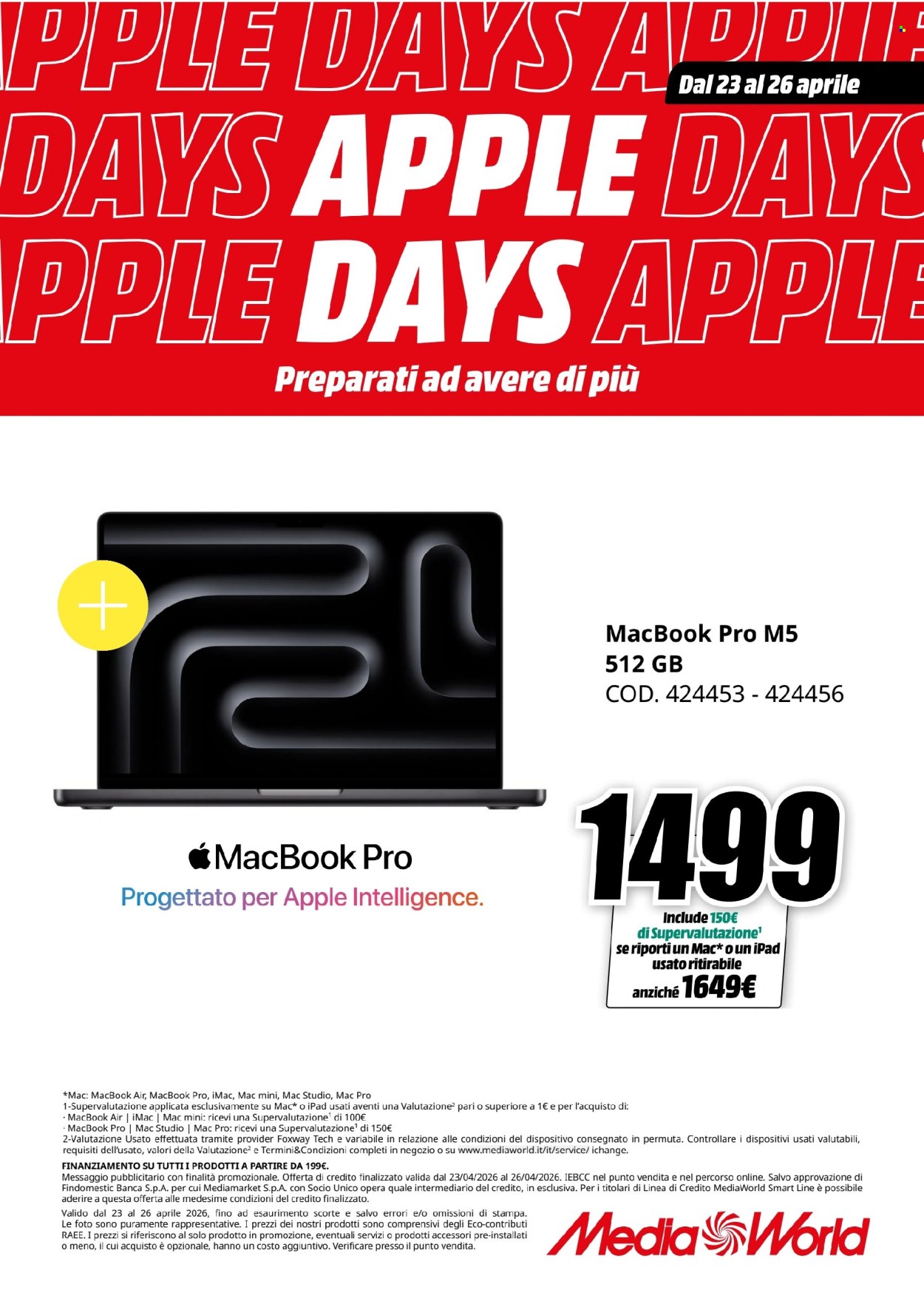 Volantino MediaWorld - 23/4/2026 - 26/4/2026. Pagina 11