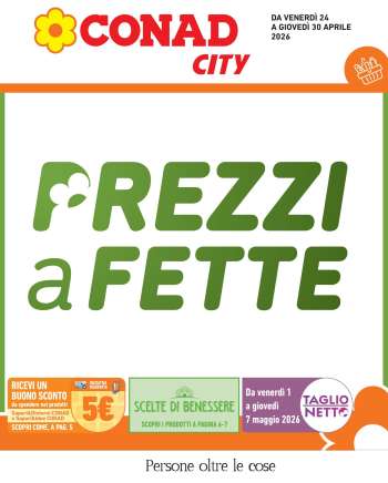 Volantino Conad City - 24/4/2026 - 30/4/2026.