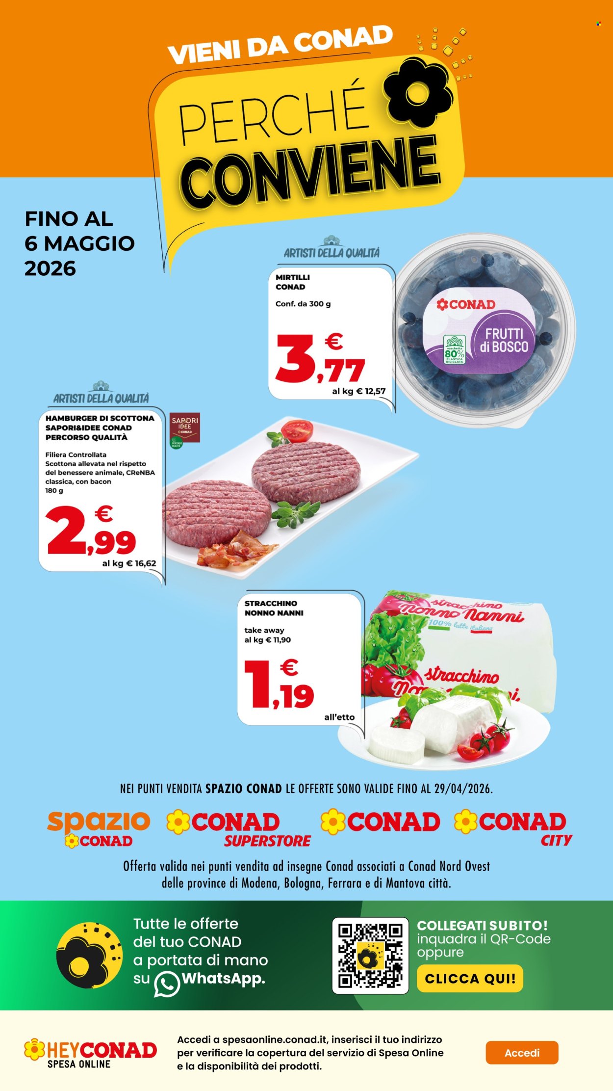 Volantino Spazio Conad - 22/4/2026 - 29/4/2026. Pagina 1