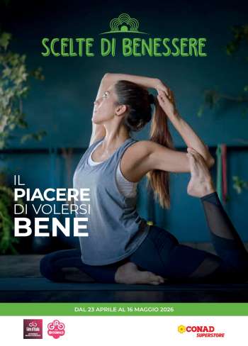 Volantino Conad Superstore - 23/4/2026 - 16/5/2026.