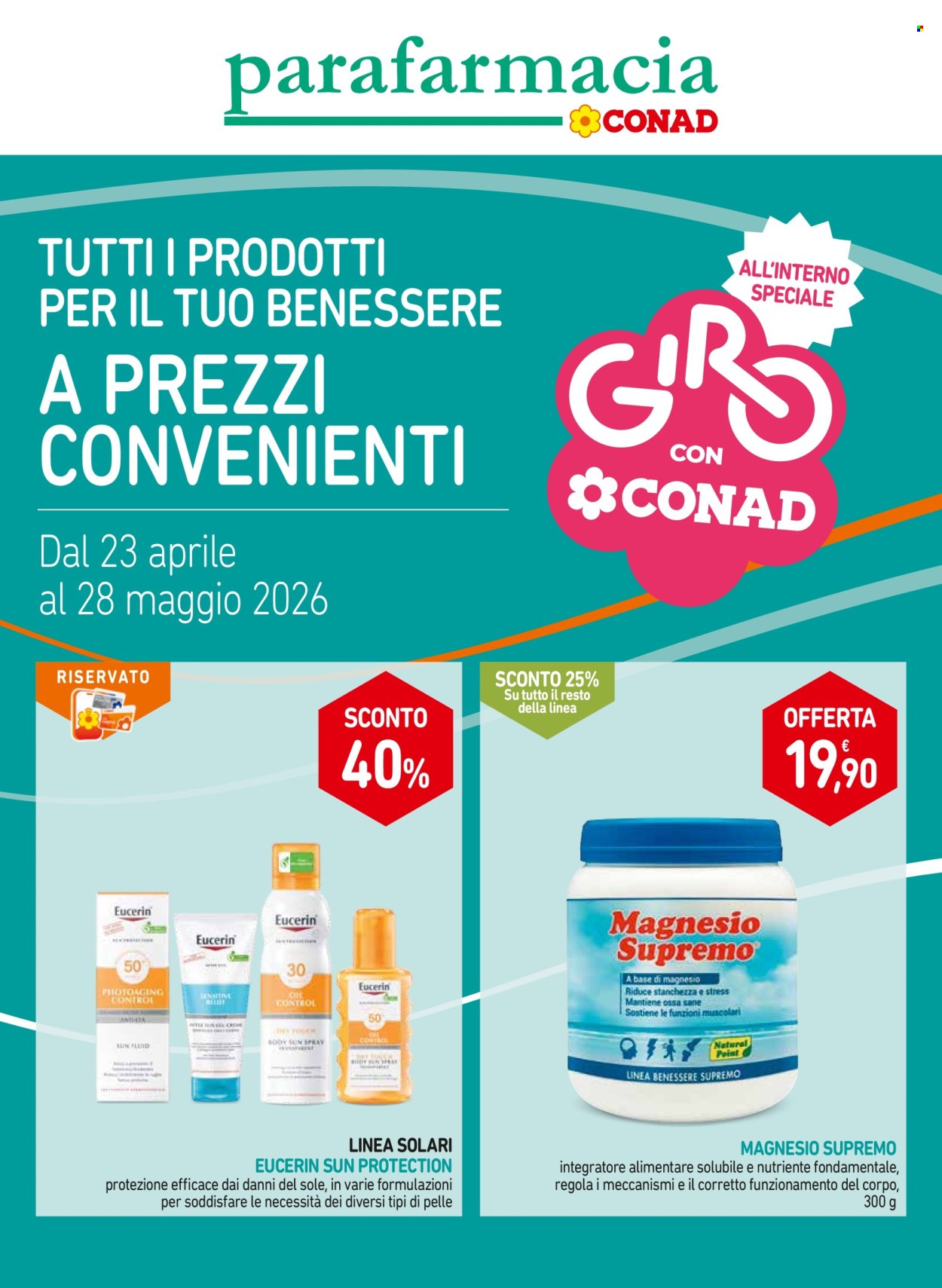 Leták Conad - 23.4.2026 - 28.5.2026. Strana 1