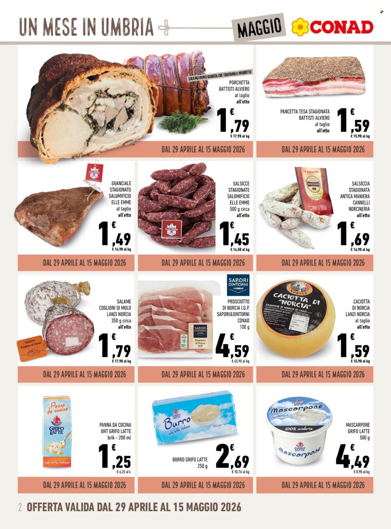 Leták Conad - 29.4.2026 - 31.5.2026. Strana 2