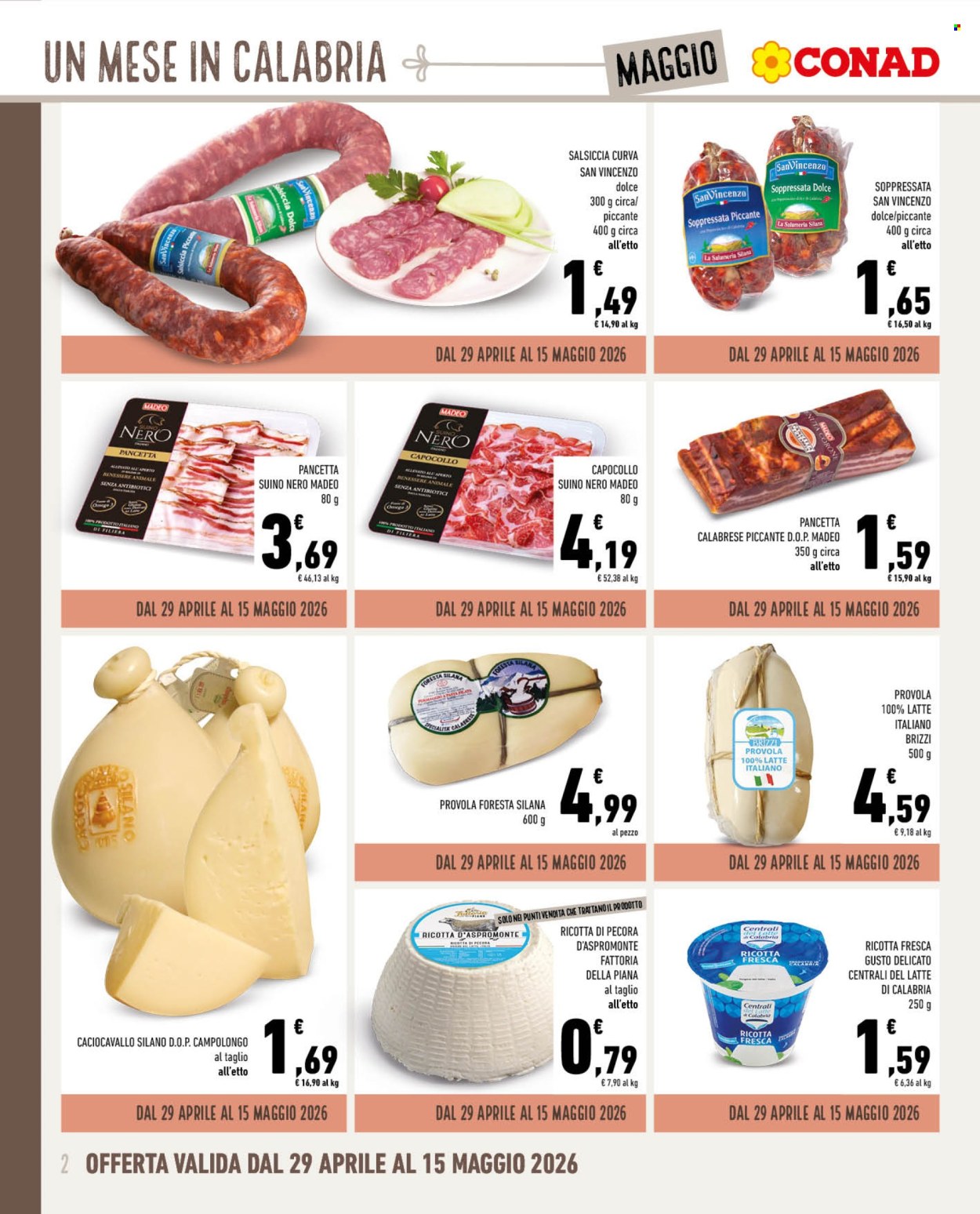 Leták Conad - 29.4.2026 - 31.5.2026. Strana 2