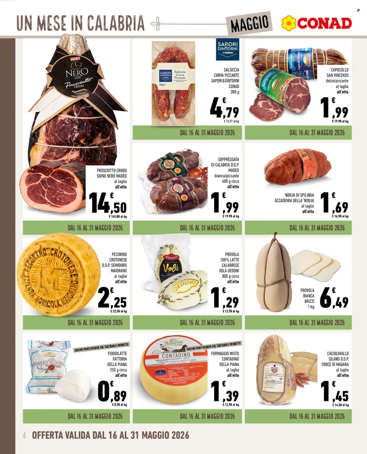 Leták Conad - 29.4.2026 - 31.5.2026. Strana 4