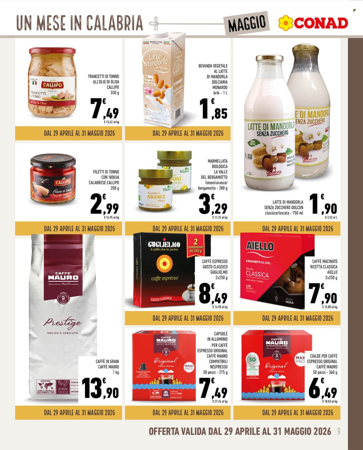 Leták Conad - 29.4.2026 - 31.5.2026. Strana 9