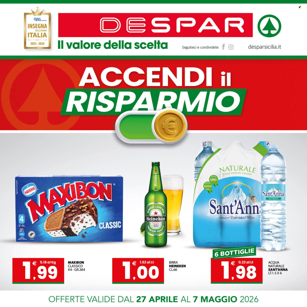 Volantino Despar - 27/4/2026 - 7/5/2026. Pagina 1