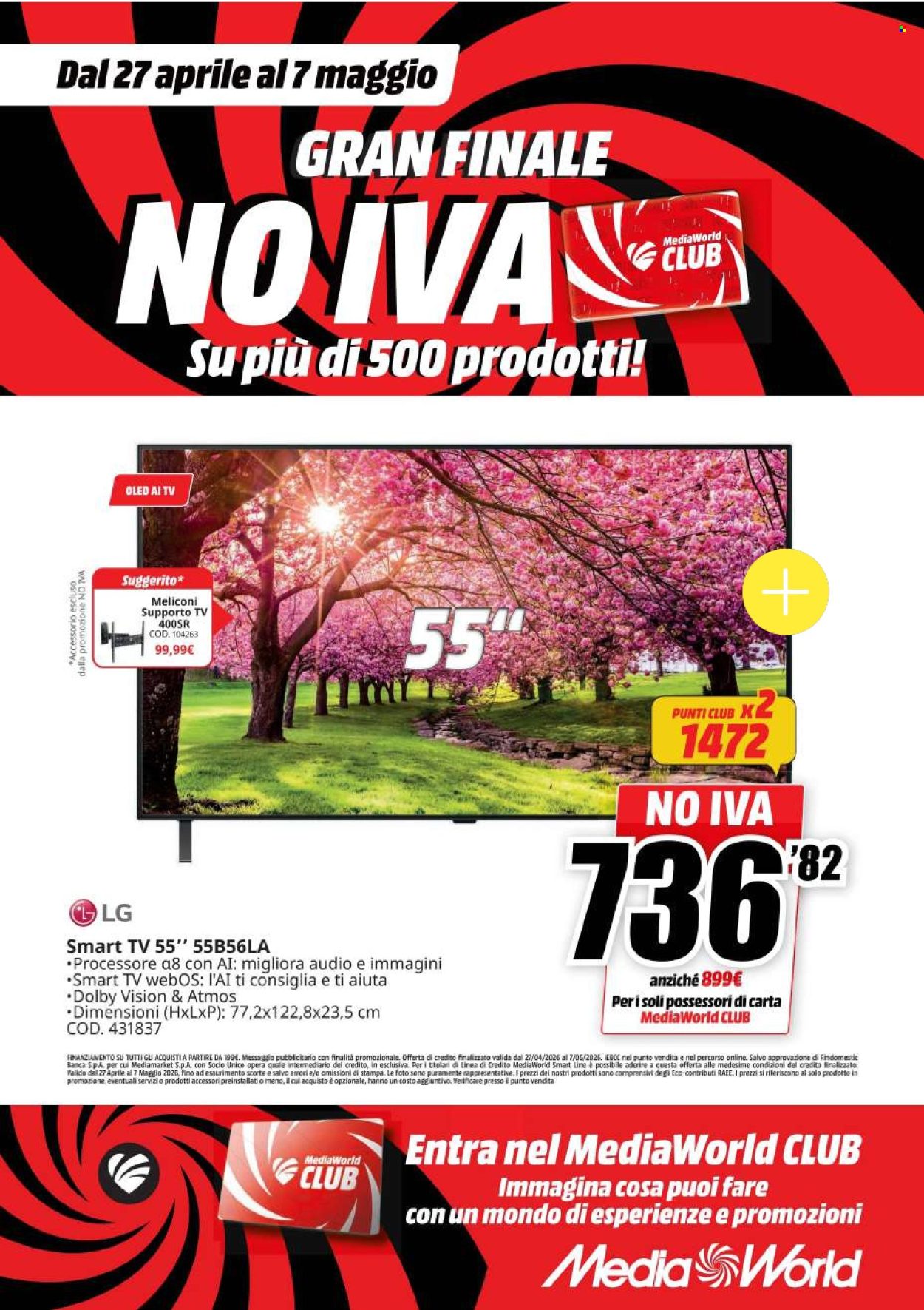 Volantino MediaWorld - 27/4/2026 - 7/5/2026. Pagina 2