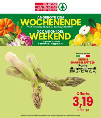Volantino Eurospar - 30/4/2026 - 3/5/2026.