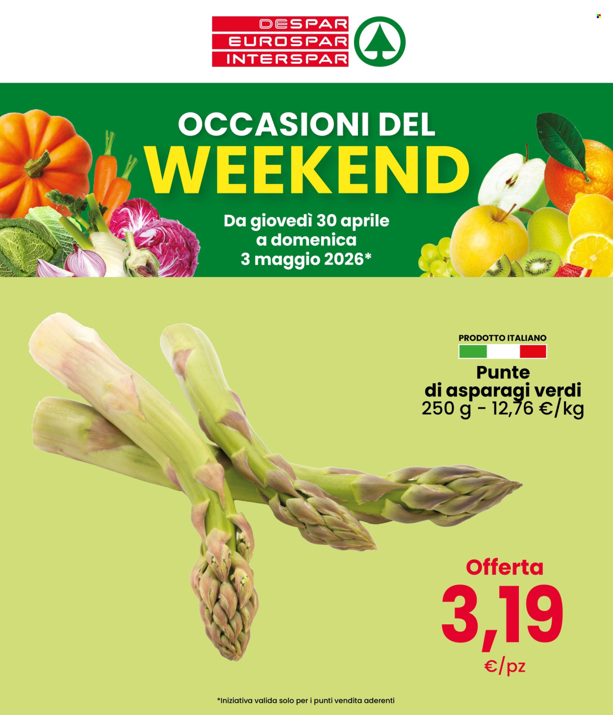 Volantino Interspar - 30/4/2026 - 3/5/2026. Pagina 1