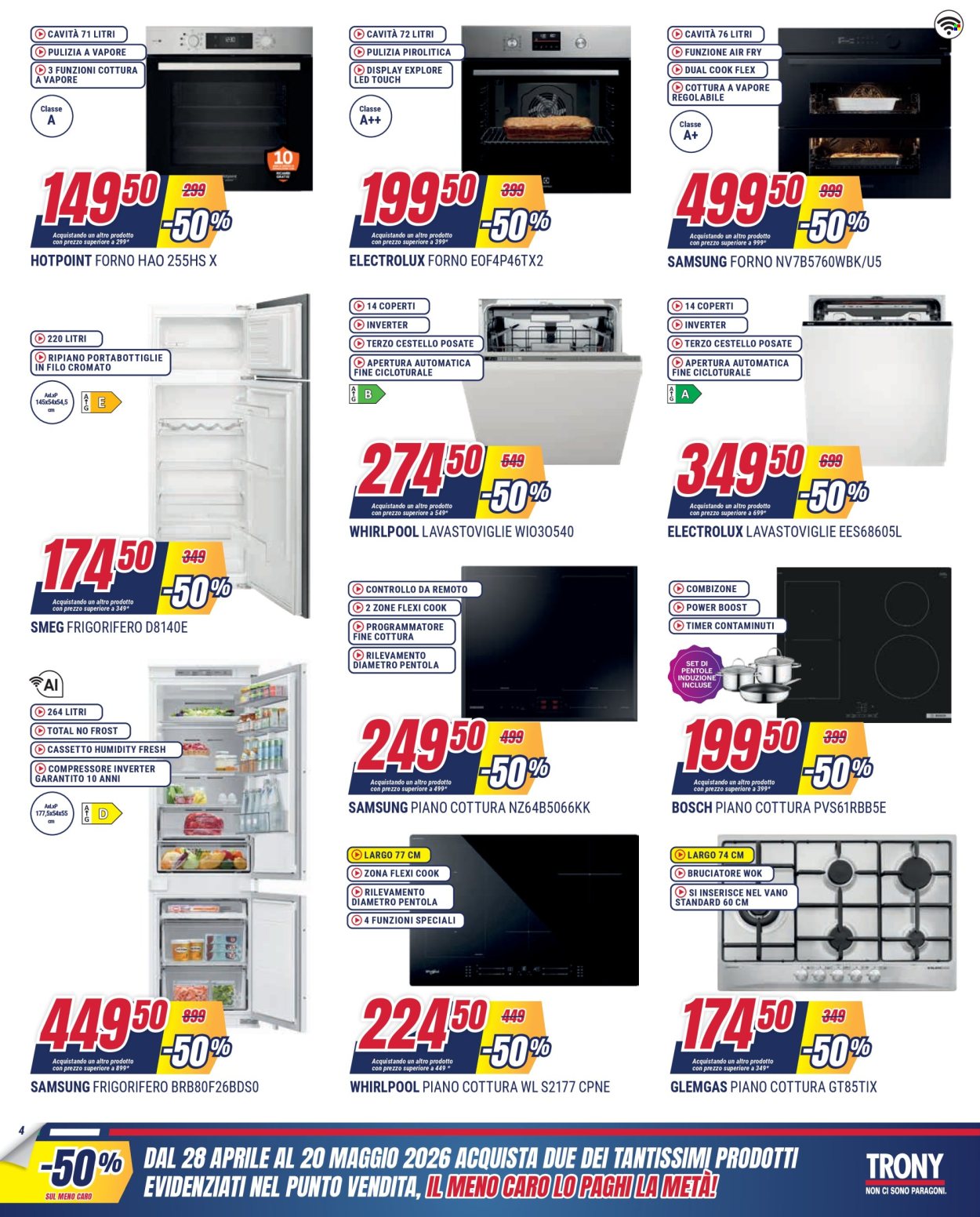 Volantino Trony - 28/4/2026 - 20/5/2026. Pagina 4