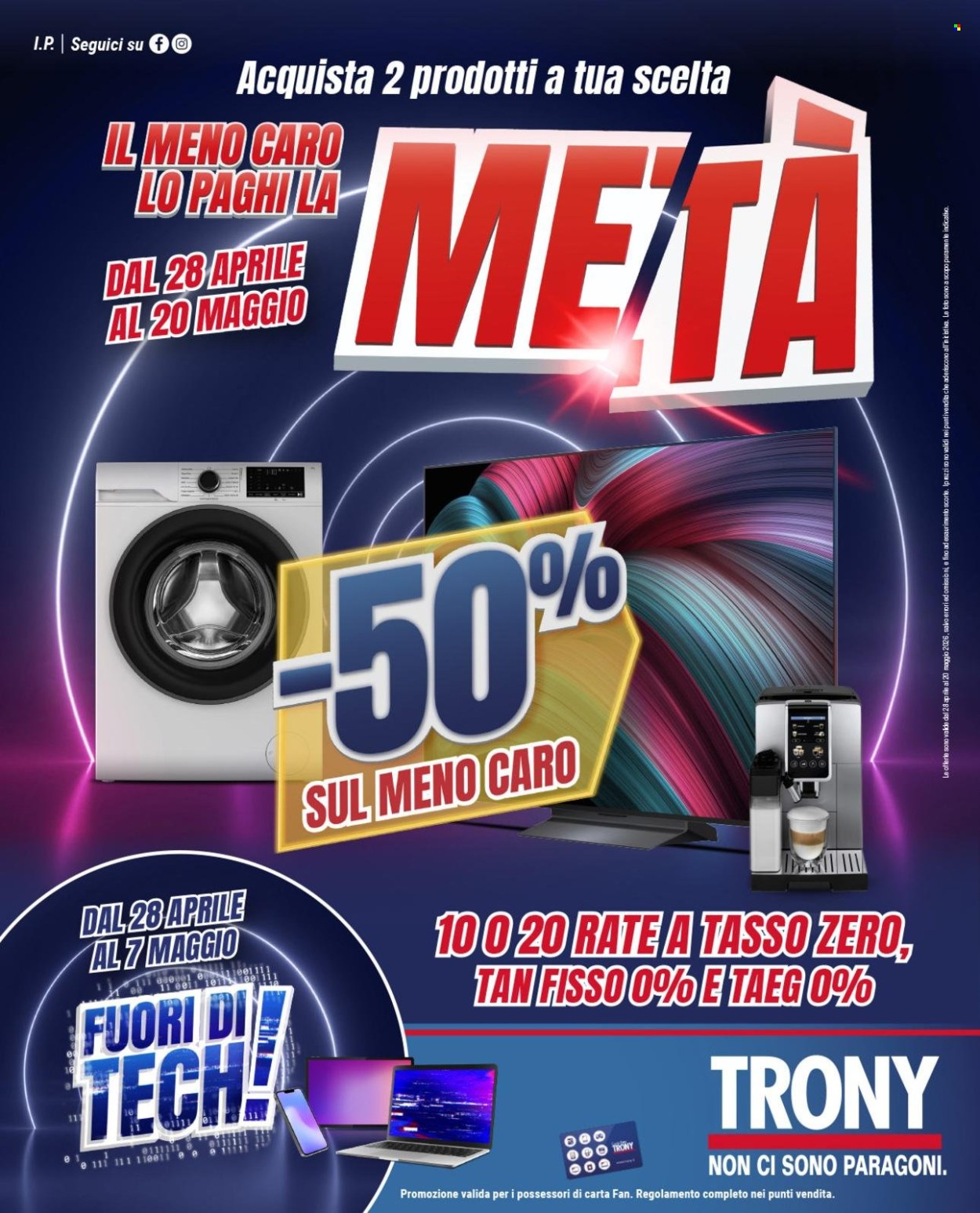 Volantino Trony - 28/4/2026 - 20/5/2026. Pagina 1