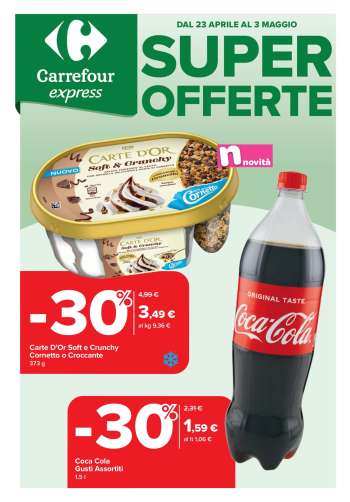 Volantino Carrefour - 23/4/2026 - 3/5/2026.