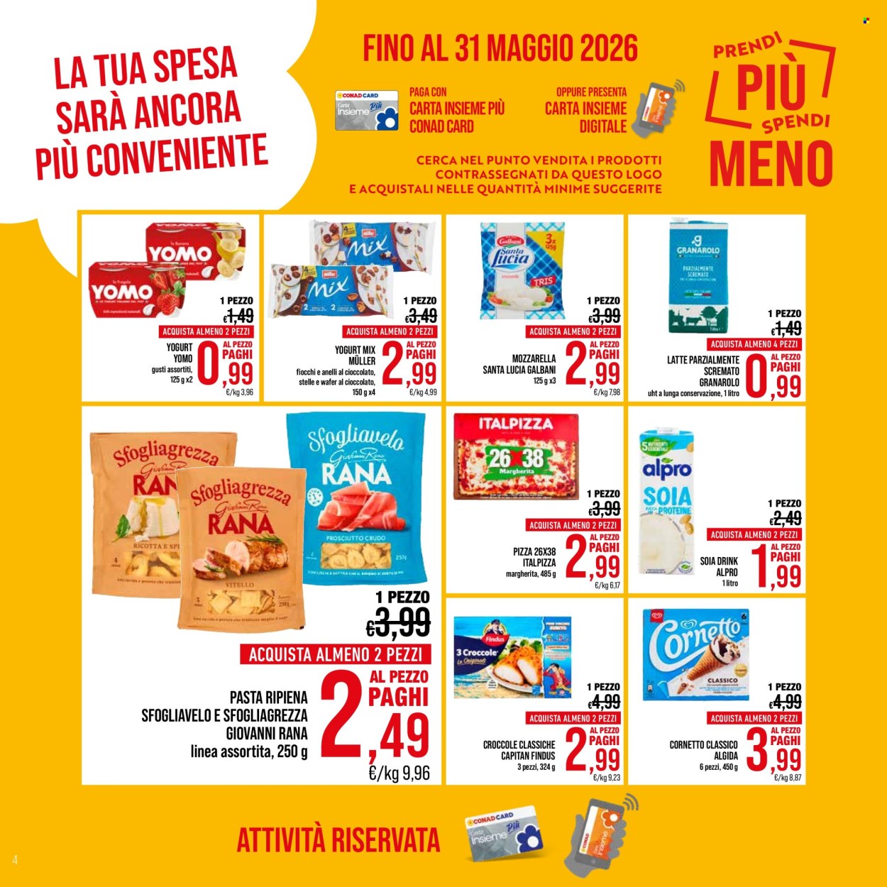 Leták Spesa Facile Conad - 1.5.2026 - 31.5.2026. Strana 4
