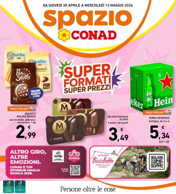 Volantino Spazio Conad - 30/4/2026 - 13/5/2026.