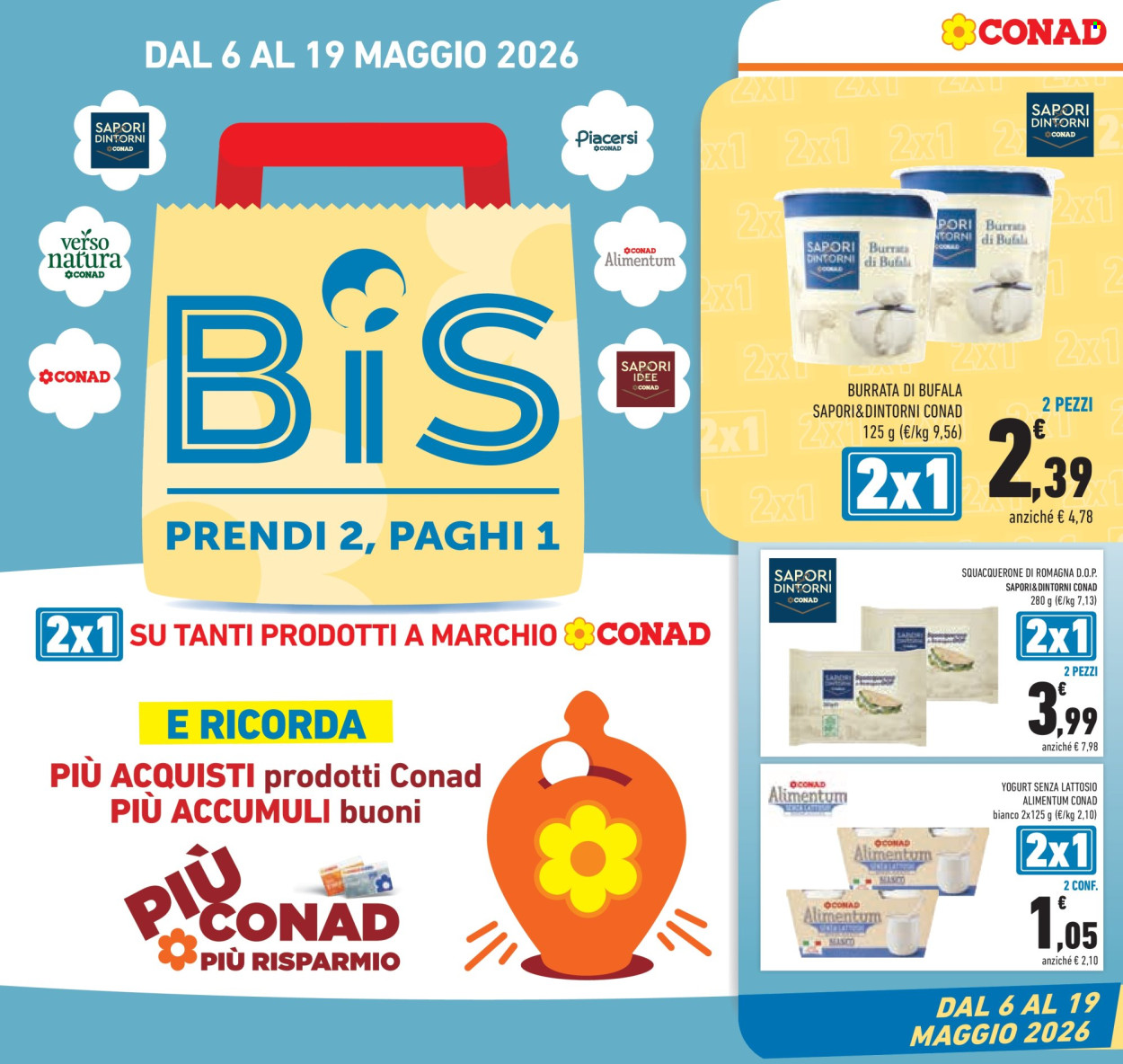 Leták Conad - 6.5.2026 - 19.5.2026. Strana 6
