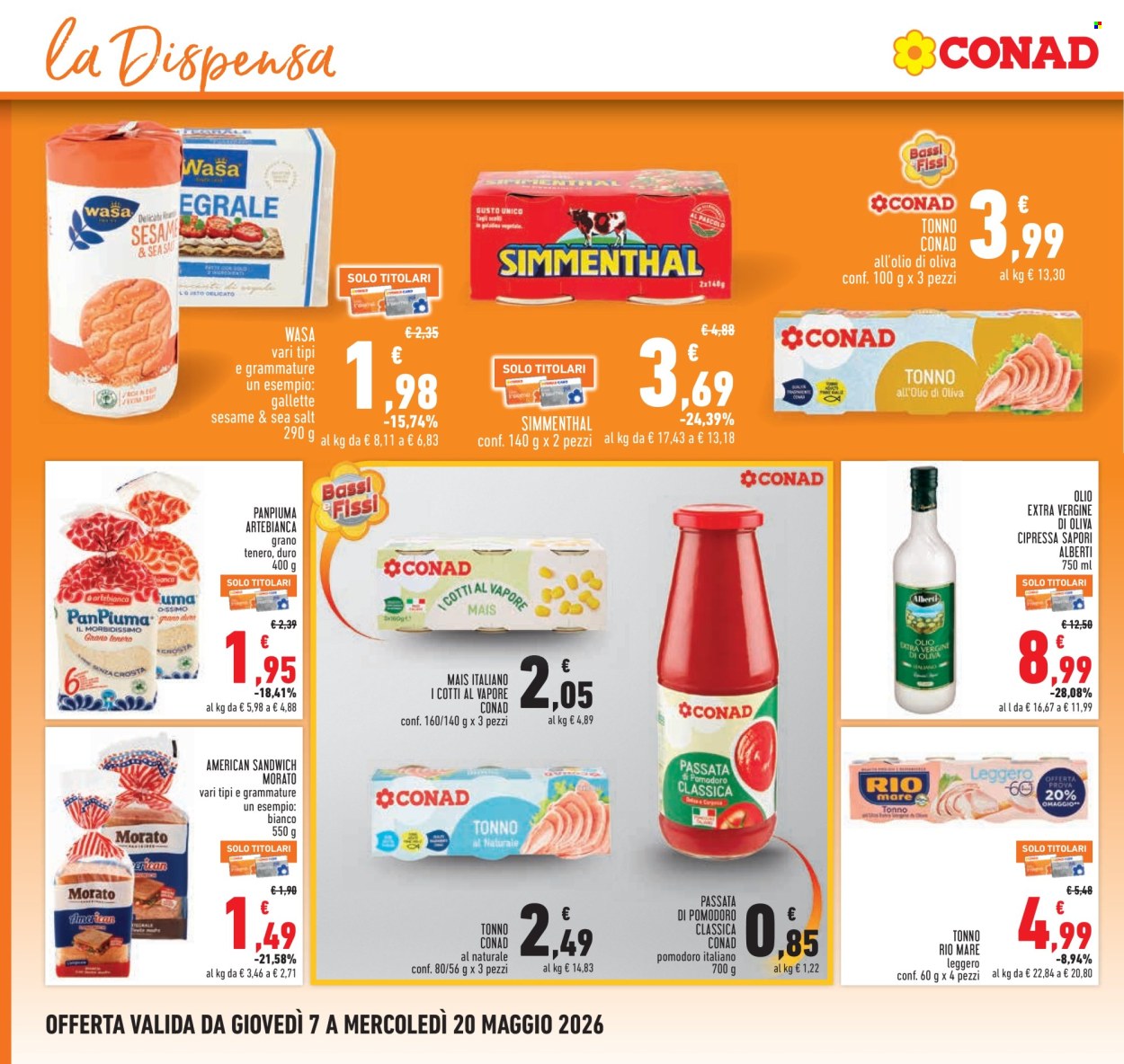 Leták Conad - 7.5.2026 - 20.5.2026. Strana 18