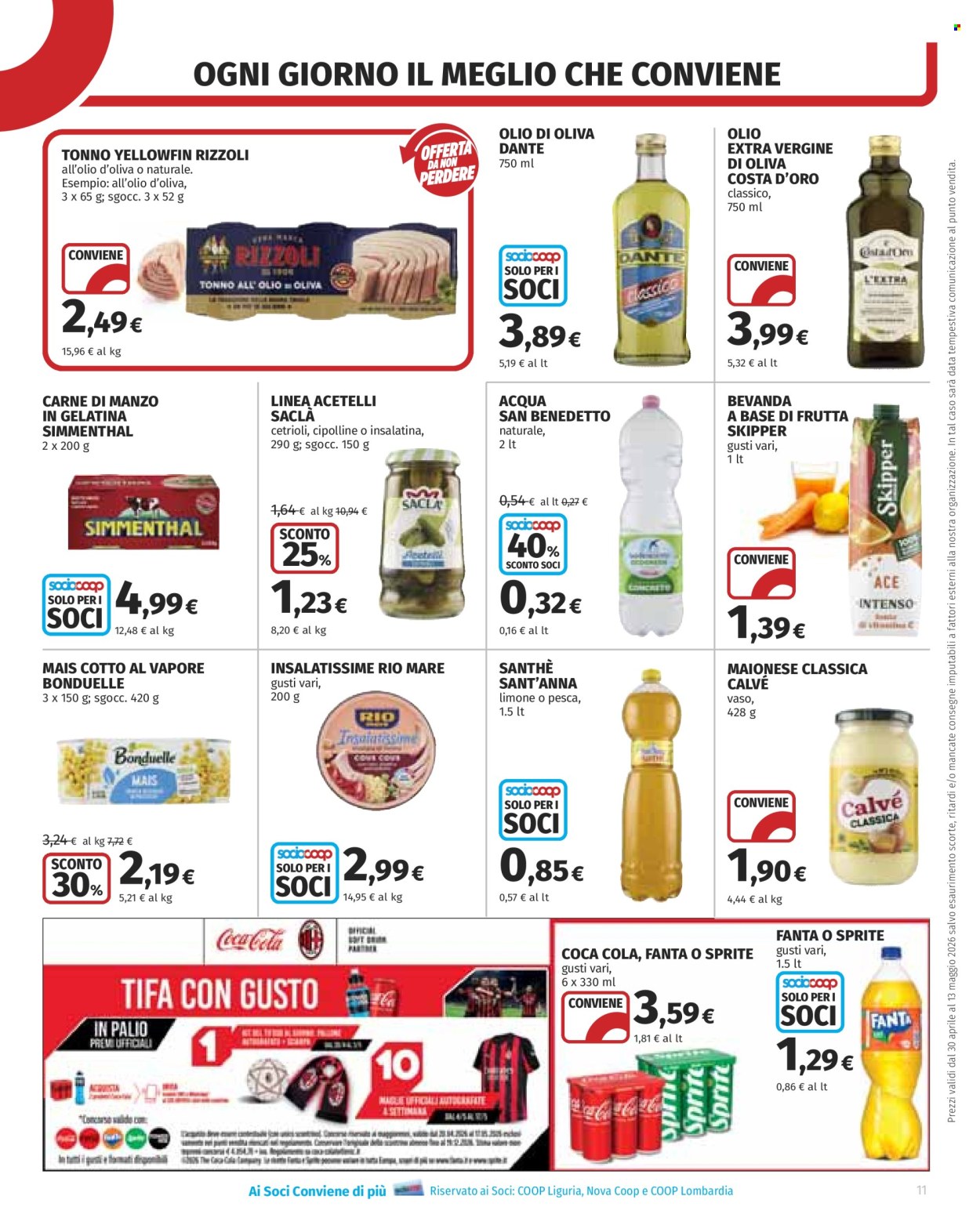 Leták Coop - 30.4.2026 - 13.5.2026. Strana 11