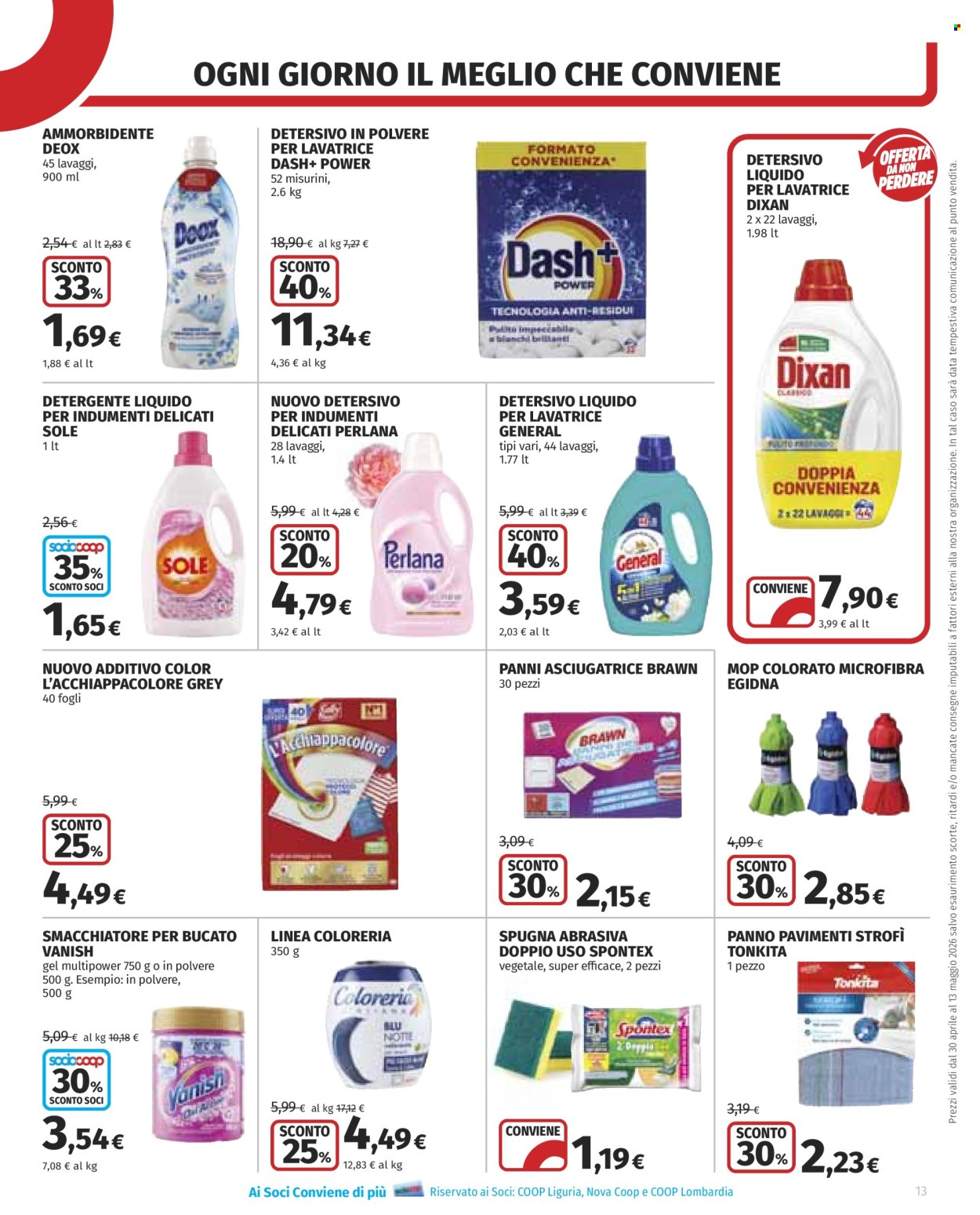 Leták Coop - 30.4.2026 - 13.5.2026. Strana 13