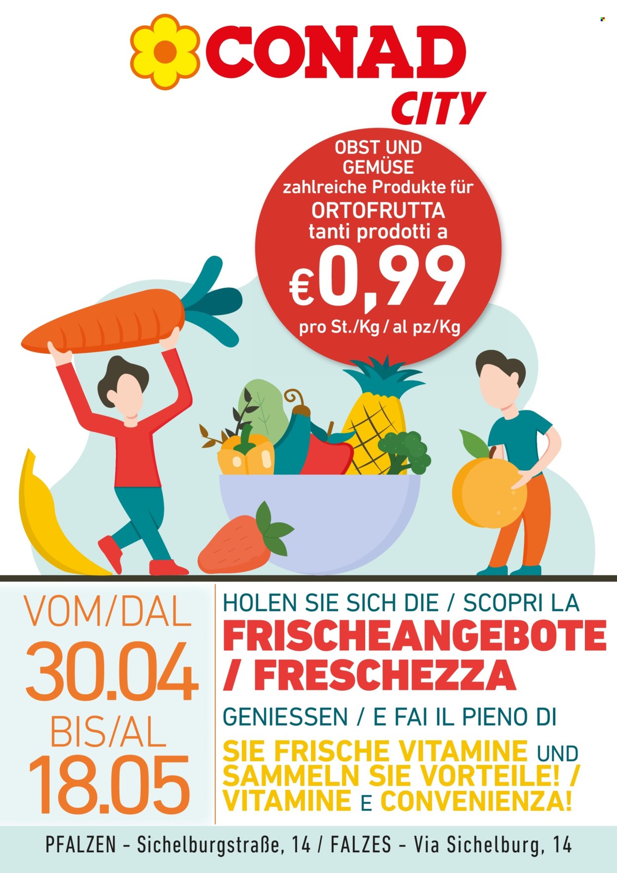 Volantino Conad - 30/4/2026 - 18/5/2026. Pagina 1