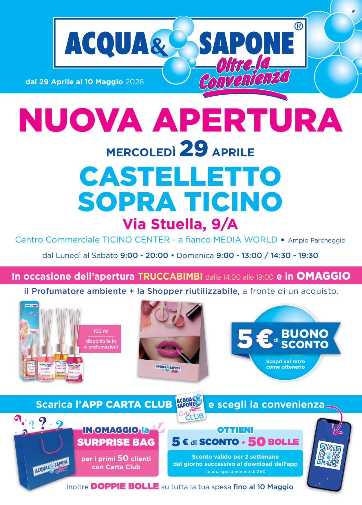 Leták Acqua & Sapone - 29.4.2026 - 10.5.2026. Strana 1