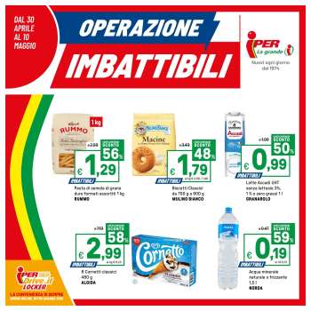 Volantino Iper, La grande i - 30/4/2026 - 10/5/2026.