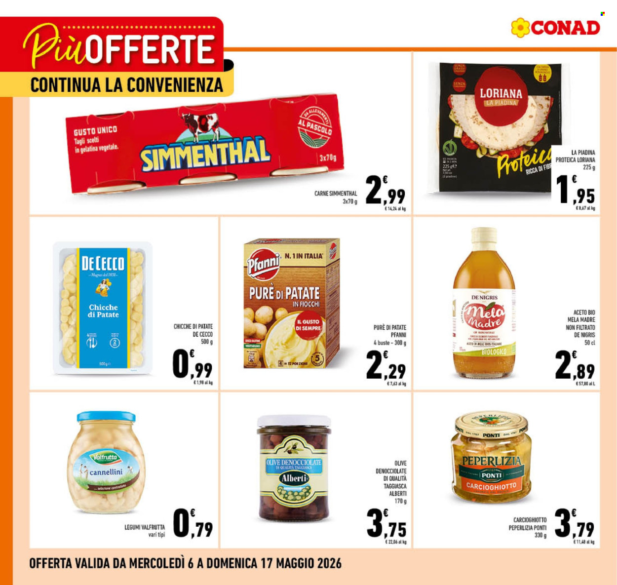 Leták Conad - 6.5.2026 - 17.5.2026. Strana 1