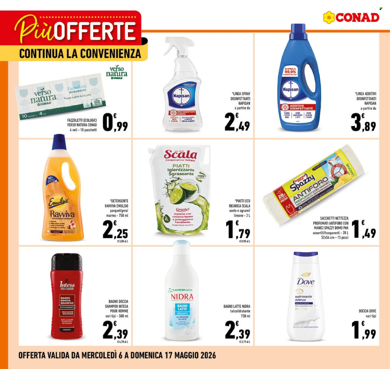 Leták Conad - 6.5.2026 - 17.5.2026. Strana 3