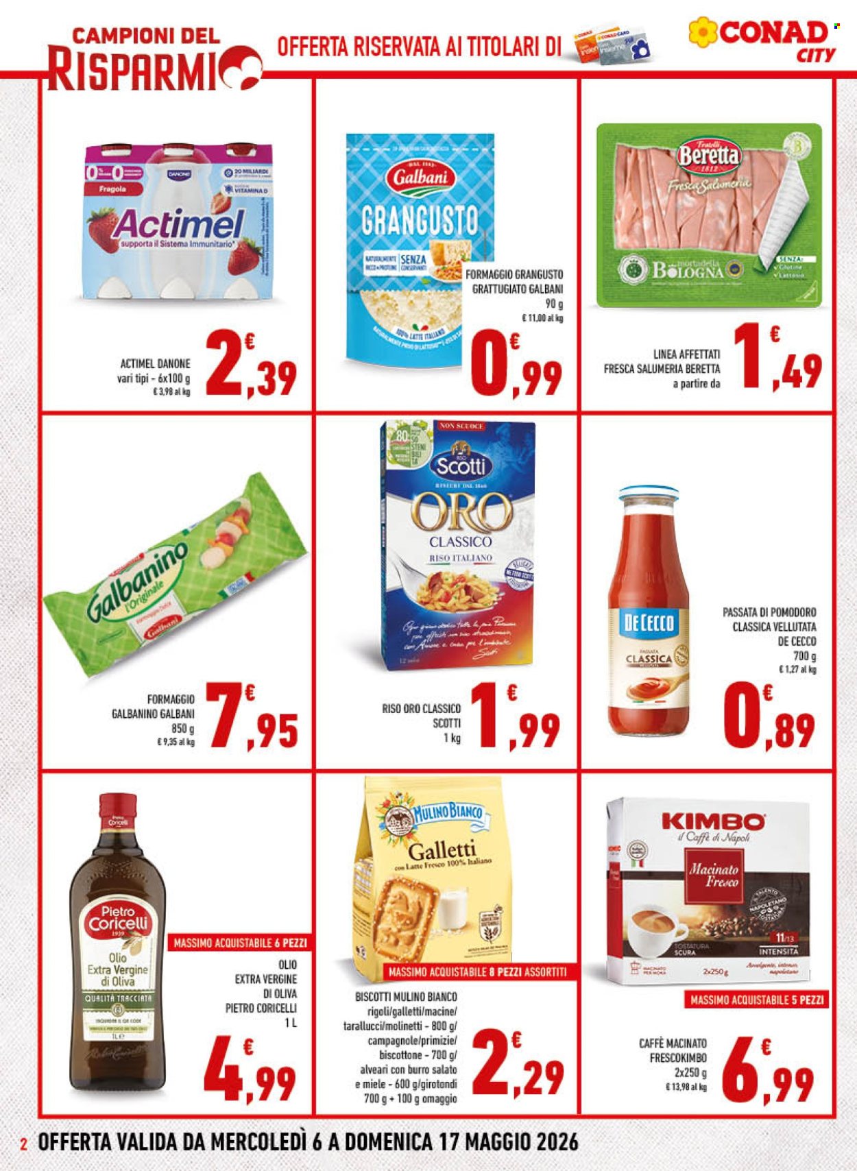 Leták Conad - 6.5.2026 - 17.5.2026. Strana 2