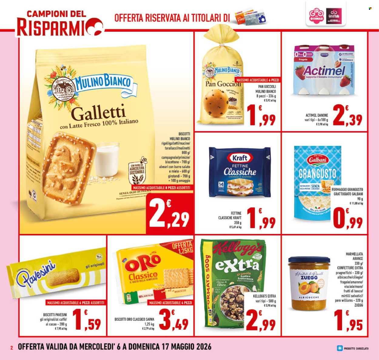 Leták Conad - 6.5.2026 - 17.5.2026. Strana 2