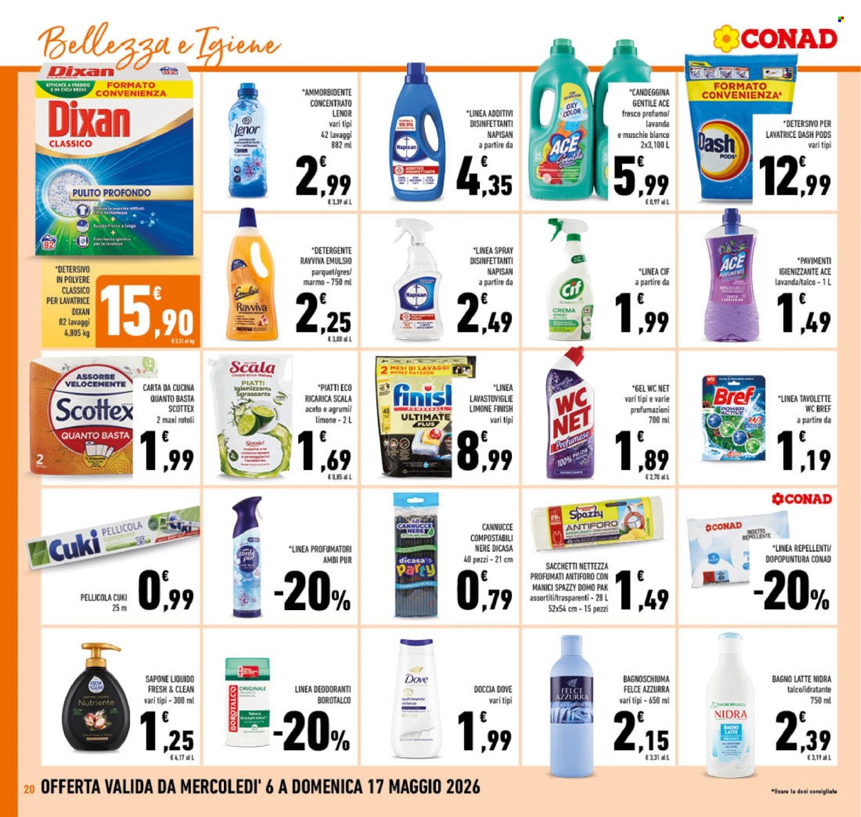Leták Conad - 6.5.2026 - 17.5.2026. Strana 20