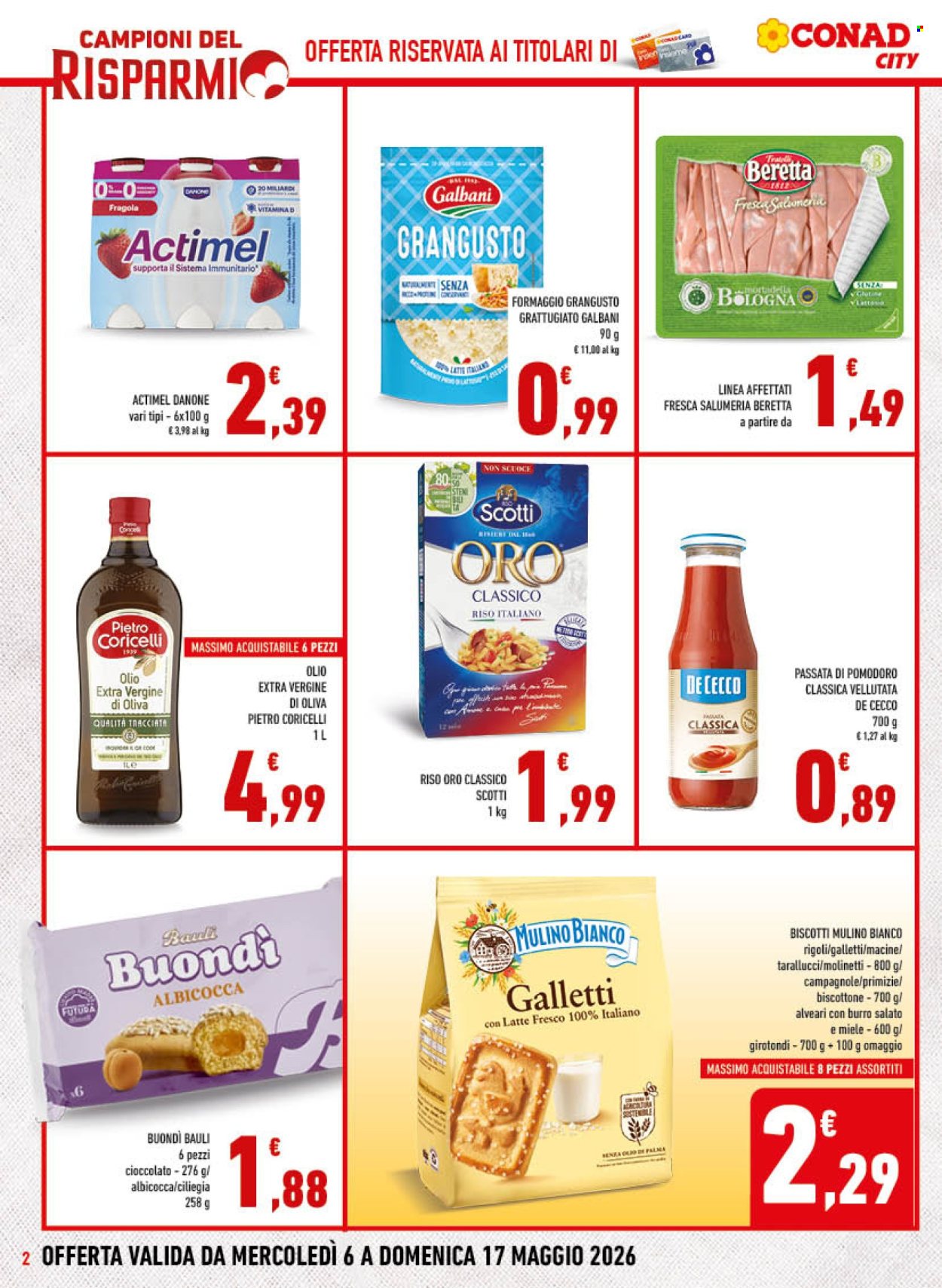 Leták Conad - 6.5.2026 - 17.5.2026. Strana 2