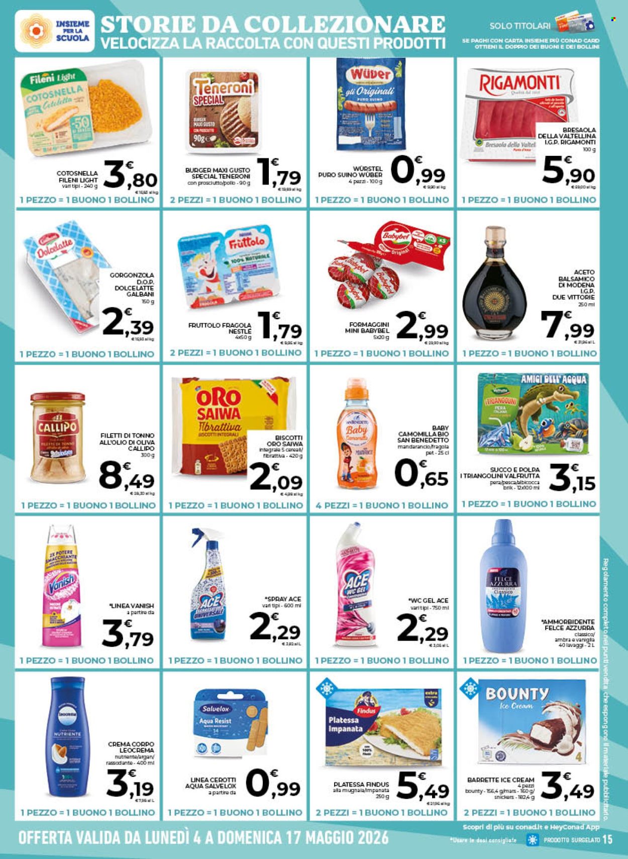 Leták Conad - 6.5.2026 - 17.5.2026. Strana 15