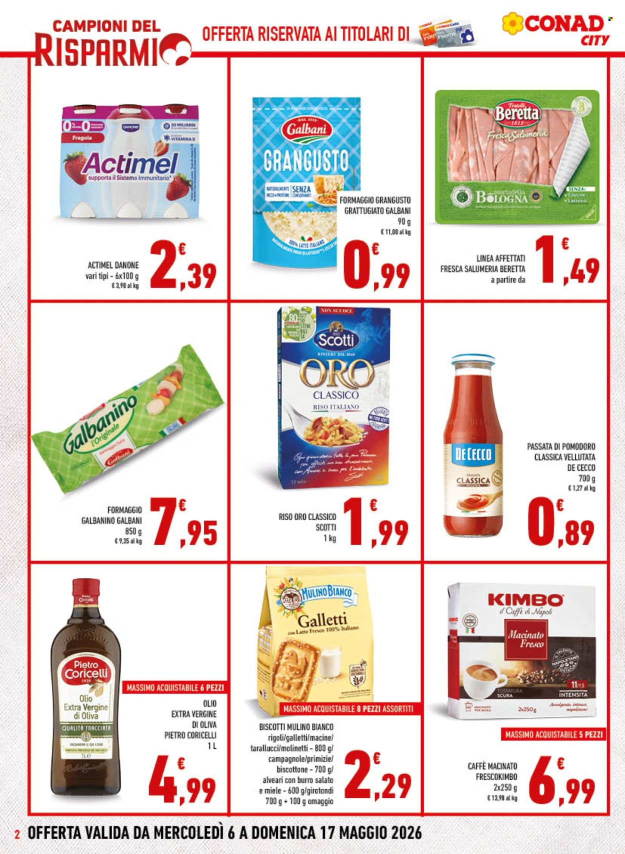 Leták Conad - 6.5.2026 - 17.5.2026. Strana 2