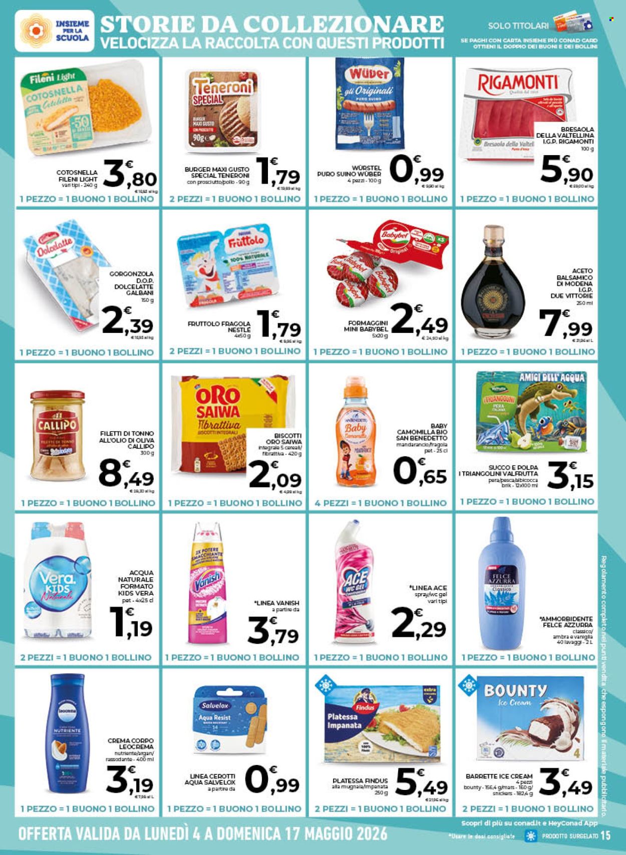 Leták Conad - 6.5.2026 - 17.5.2026. Strana 15