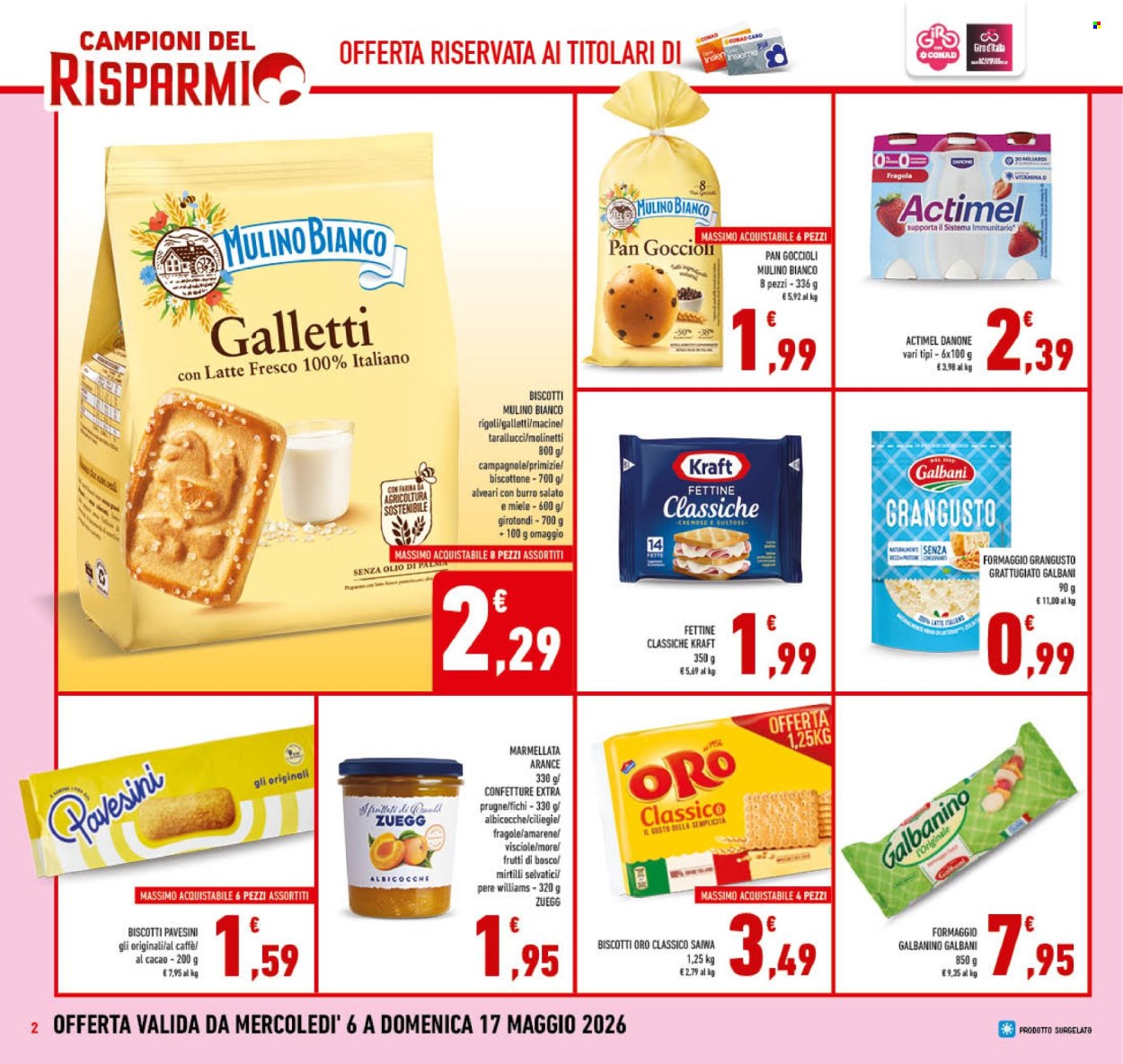 Leták Conad - 6.5.2026 - 17.5.2026. Strana 2