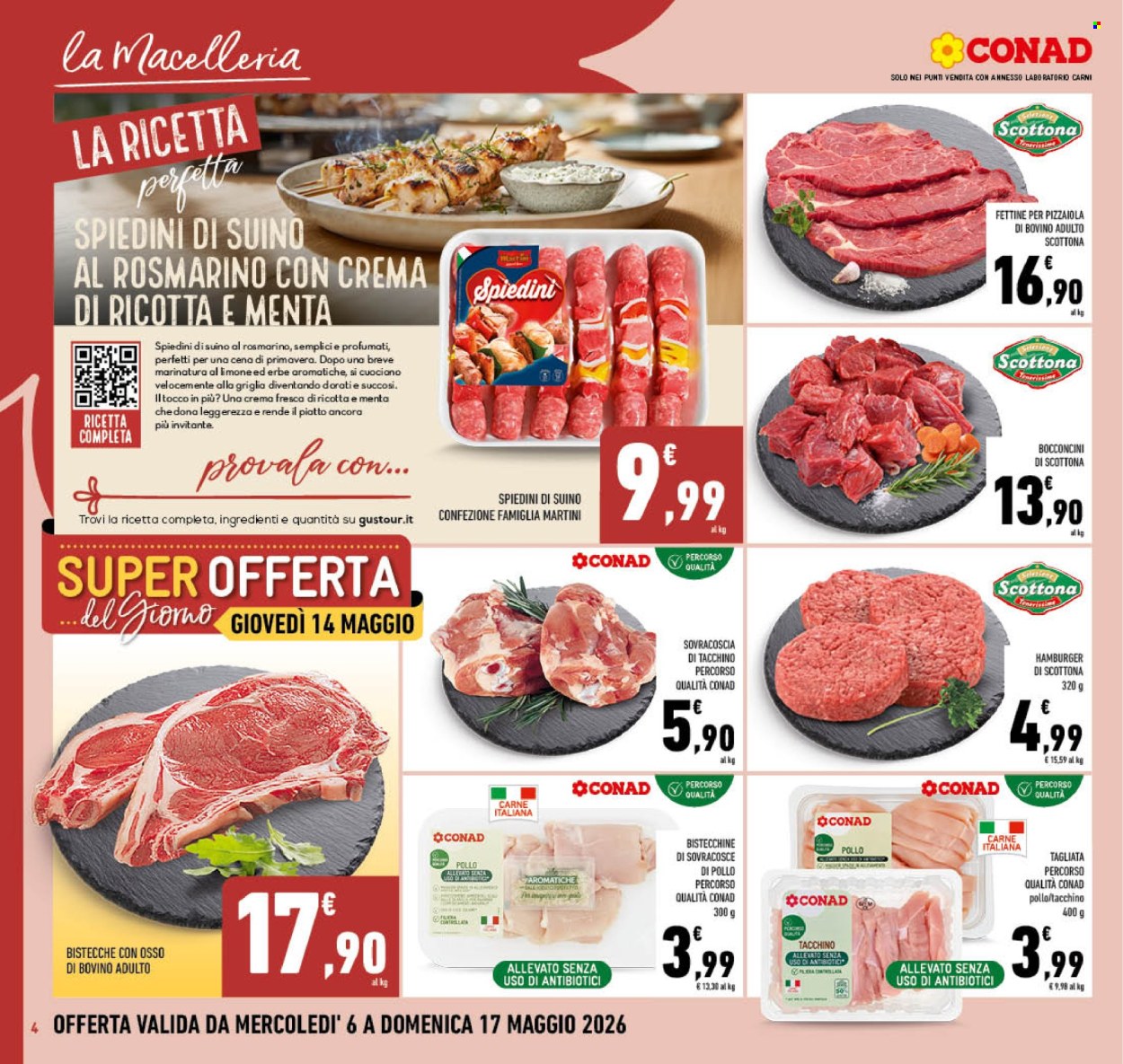 Leták Conad - 6.5.2026 - 17.5.2026. Strana 4