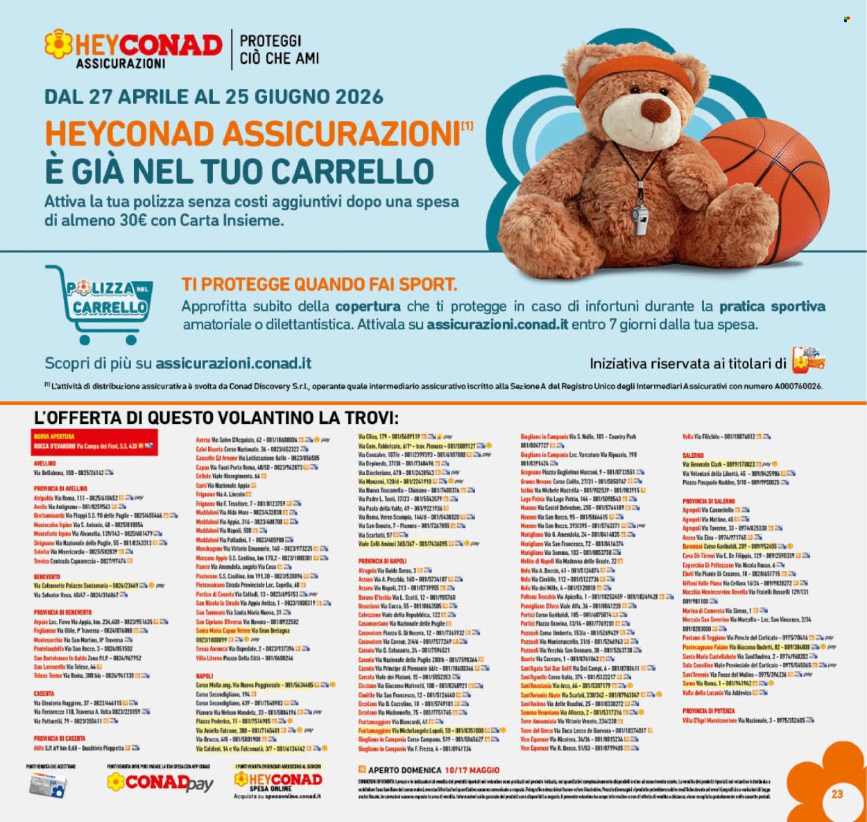 Leták Conad - 6.5.2026 - 17.5.2026. Strana 23
